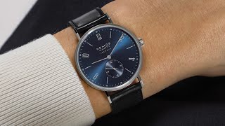 Unboxing NOMOS Glashütte  TANGENTE NEOMATIK BLUE GOLD  Watch  Uhr [upl. by Aicia648]