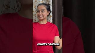 Bewakoof TShirt Haul Oversized TShirt  Review and Price under 300 bewakoof haul tryonhaul2024 [upl. by Booze]