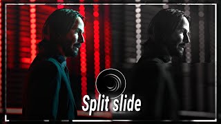 Split slide transition tutorial  Alight motion Preset [upl. by Lamori]