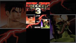 Tekken 3 Jin vs Ogre  The Battle of Speed vs Strength  14 Star Game [upl. by Nois]