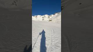 Scialpinismo all’alba in Val Senales skitouring skialp valsenales neve [upl. by Ettennor]