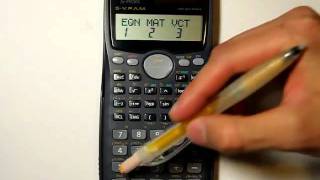 Casio fx991MS  Solve a polynomial [upl. by Weissmann]