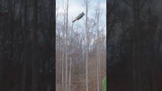 Travis Pastrana Double backflip 360 on a dirtbike nitrocircus fmx extreme dirtbike shorts [upl. by Mcconaghy]