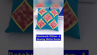 Fabric combination sewing pillow case  Diy Pillow ideas foryou diy trending shoetsviral shorts [upl. by Jerrilyn743]