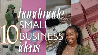 TOP 10 UNIQUE SMALL BUSINESS IDEAS To THRIVE In 2025  Handmade Small Business Ideas for 2024 [upl. by Mikkanen808]