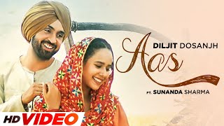 Aas HD Video  Diljit Dosanjh  Sunanda Sharma  Pankaj Batra  Latest Punjabi Song 2023 [upl. by Celestyn]