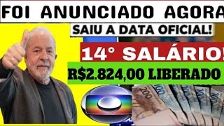 📞 APROVADO 14 SALARIO NO VALOR R282400 SERÁ PAGO NOVAMENTE PARA APOSENTADOS E PENSIONISTA [upl. by Yole]