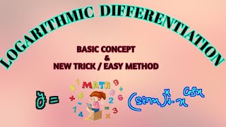 LOGARITHMIC DIFFERENTIATION  Derivative  SatyamjyotiTutor [upl. by Idnal]