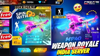 Next Weapon Royale Free Fire Ob45 Update🤯😳7th Anniversary Event Free Fire New Event  Ff New Event [upl. by Hervey773]