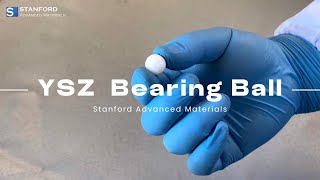 YSZ Zirconia Bearing Ball  High Strength amp Durability [upl. by Lamiv]