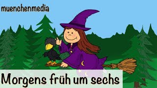 🎵 Morgens früh um sechs  Kinderlieder deutsch  Kinderlieder zum Mitsingen  muenchenmedia [upl. by Anissej948]