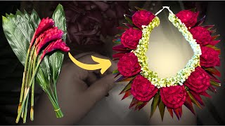 How to make a Tongan Kahoa Lei [upl. by Yliak]