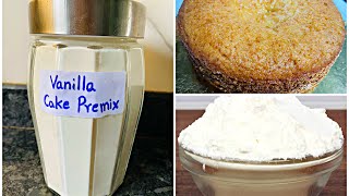 Vanilla Cake 🍰 Premix Recipe  Premix Vanilla Sponge Cake  By Ziya’s Kitchen [upl. by Nosnar]