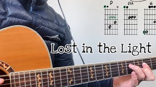 Lost in the Light Guitar Tutorial  Bahamas  Acoustic [upl. by Lyred]