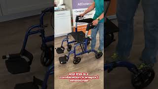 Do you know the difference between a Transport Chair Rollator Walker amp 2 in 1 chairwalker combo [upl. by Atikehs840]