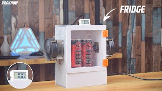 Making a Mini Refrigerator from Peltier DIY Homemade Fridge [upl. by Ilesara]