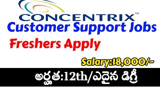 Concentrix latest recruitment Hyderabad customer support Jobslatest jobs in Hyderabad Telugu [upl. by Eiramllij532]