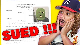 Nike SUES Youtuber CEDAZ for FAKE SNEAKER OPERATION [upl. by Akcimehs]