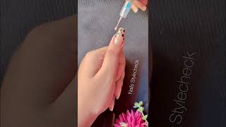 Easy dotting nail art ✨ trendingshort tutorial nailart simple subscribe nailsstylecheck [upl. by Kwok]