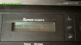 How to connect M2880 printer to mobile hotspot Eco mode darkness setting explained [upl. by Reggis]