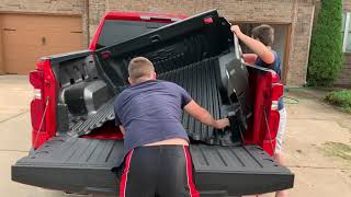 2020 Chevy Silverado BedLiner Install [upl. by Argile728]