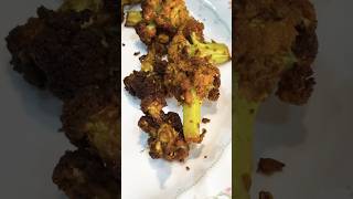 Cauliflower Gobhi  Pakora in Airfryer airfryerrecipes cauliflowerrecipe crispy [upl. by Yenitsed596]