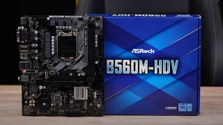 ASRock B560MHDV เมนบอร์ด Intel Gen 11 สุดคุ้ม รองรับ PCIe Gen 4 ทั้ง SSD M2 และการ์ดจอ ADBIG [upl. by Mussman]