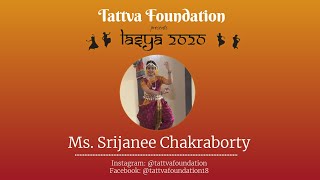 Ms Srijanee Chakraborty  Kirwani Pallavi  Odissi  Lasya 2020 Tattva Foundation  Day 9 [upl. by Baxter]