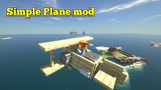 Minecraft 1165  Simple Planes mod [upl. by Arakat]