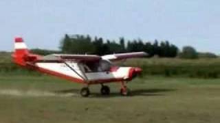 Awesome short takeoff and landing in a STOL CH 701 SkyJeep [upl. by Iblehs]