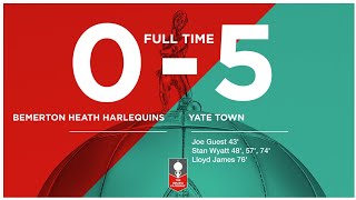 GOALS Bemerton Heath Harlequins 05 Yate Town  Isuzu FA Trophy First Round Qualifying [upl. by Trilbee290]