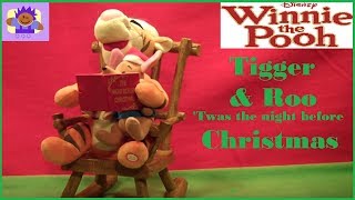 Disney Winnie the Pooh Tigger and Roo The night before Christmas Holiday toy By Gemmy [upl. by Aihcila]