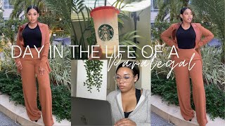 DAY IN THE LIFE OF A PARALEGAL VLOG  How to become a Paralegal  Paralegal Pros  Cons  CrysHurt [upl. by Norri]