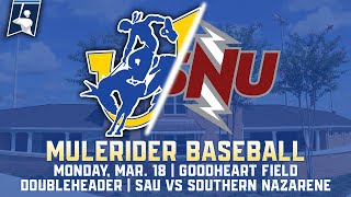 Baseball Southern Arkansas vs Southern Nazarene 31824 [upl. by Nosa]