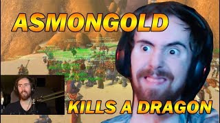 Asmongold kills a DRAGON chronalis in caverns of time [upl. by Kcirted]