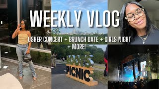 Girls Night Out  Brunch  Roots Picnic  Silk Press  MORE  Weekly Vlog [upl. by Jona998]