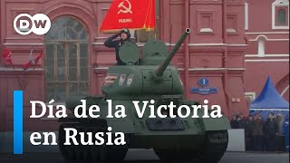 Putin arremete contra Occidente en su gran desfile militar [upl. by Zilevi470]