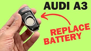 How To Replace Battery On Audi A3 Key Fob  Super Quick [upl. by Nies]