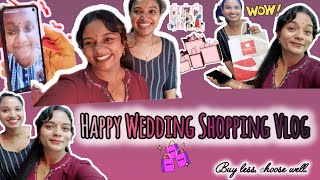 Wedding sShopping Vlog🥳🥳🥳🥳wedding chalakudy kalyansilks love friendship funny [upl. by Lyrrad138]