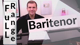 Baritenor Singing Warm Up  Full Range  Comprehensive [upl. by Nair]