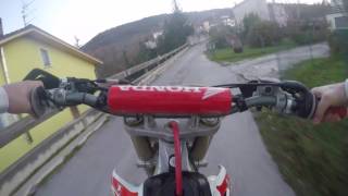 Honda CRF 250r 2008 wheelingtestgo pro hero4 [upl. by Renell993]