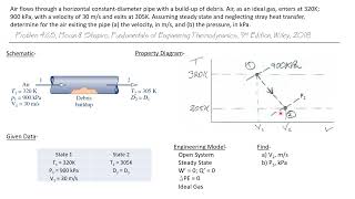 A Variable Enthalpy Throttle Valve Process  Engineering Thermodynamics 73107 [upl. by Akkin]