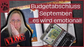 SPAREN Monatsabschluss Septemberbudget 🤑 ECHTE Einnahmen amp Ausgaben umschlagmethode budgetplanung [upl. by Dorsy228]