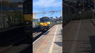 Caledonian sleeper class 92 at speed at Watford junction class92 sleeper wcml [upl. by Nnitsuj]