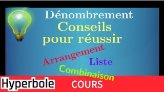 Dénombrement • Arrangement Permutation Combinaison • Conseils pour réussir les exercices • spé maths [upl. by Hy608]