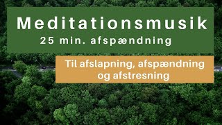 Meditationsmusik  25 min stille afspændingsmusik  Stille og rolig musik [upl. by Jak]