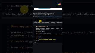 Mudando estilos no Matplotlib  shorts [upl. by Hatch]