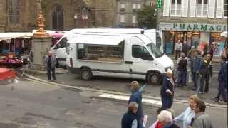 Market Day VilledieulesPoeles Manche France [upl. by Inobe]