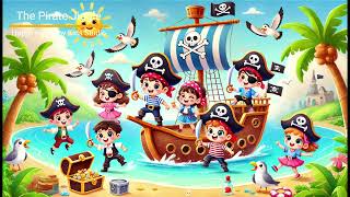 The Pirate Jiggle  Fun Pirate Dance Song for Kids [upl. by Yllod97]