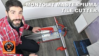 Best Tile Cutter for Any Type of Tile Montolit Masterpiuma [upl. by Annerahs]